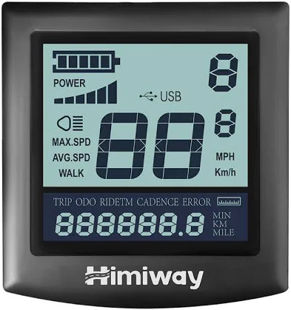 Himiway Elektro Moped 7-Gang-Schaltsystem