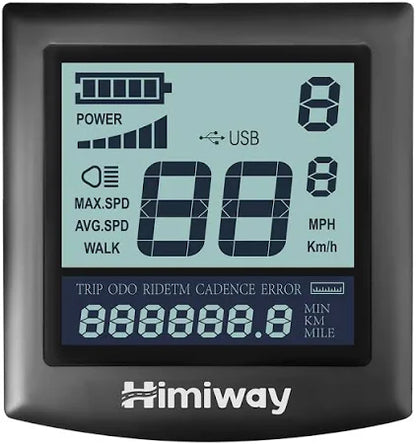 Himiway Elektro Moped 7-Gang-Schaltsystem